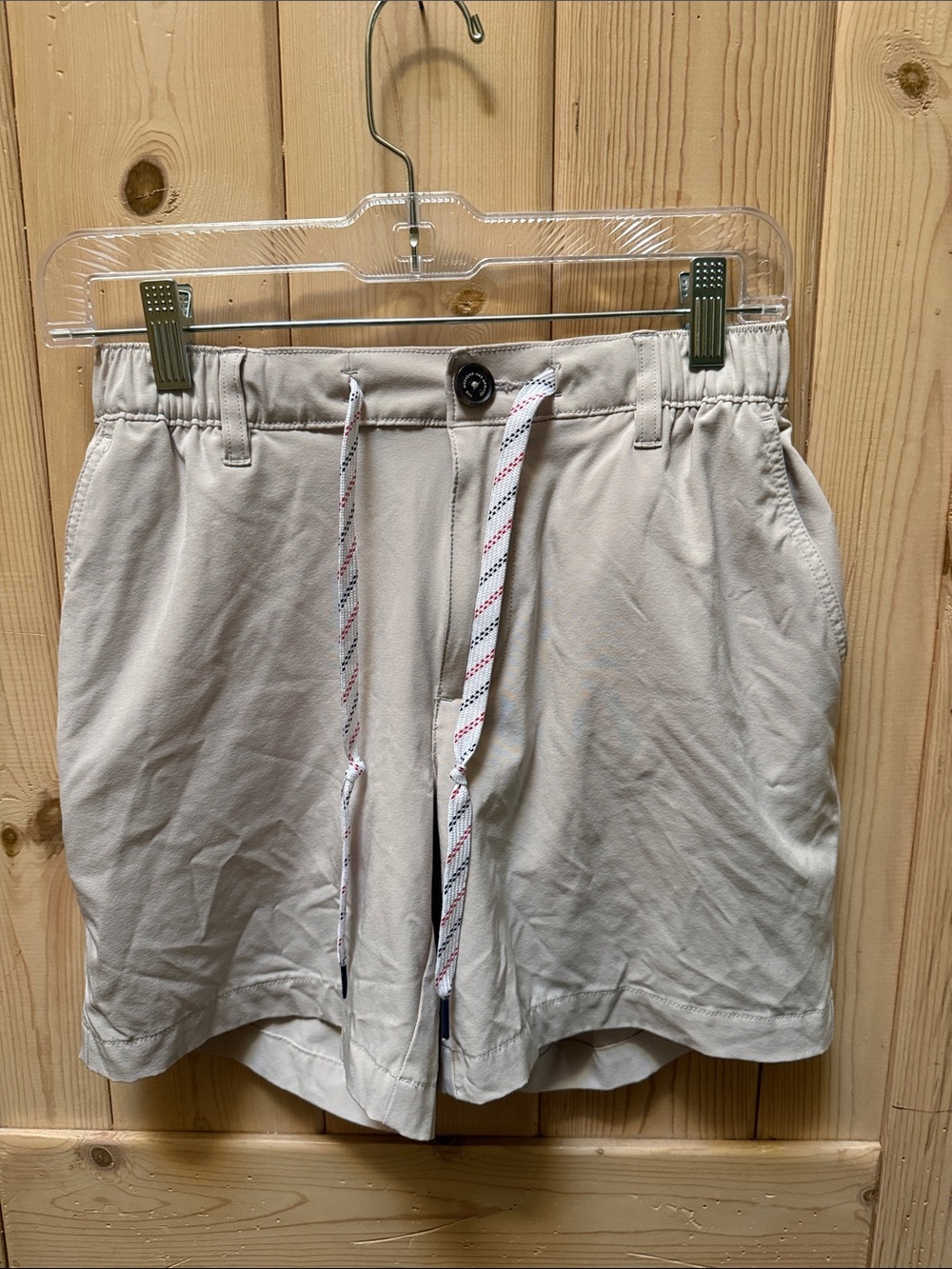 chubbies Light Beige Athletic Drawstring Shorts